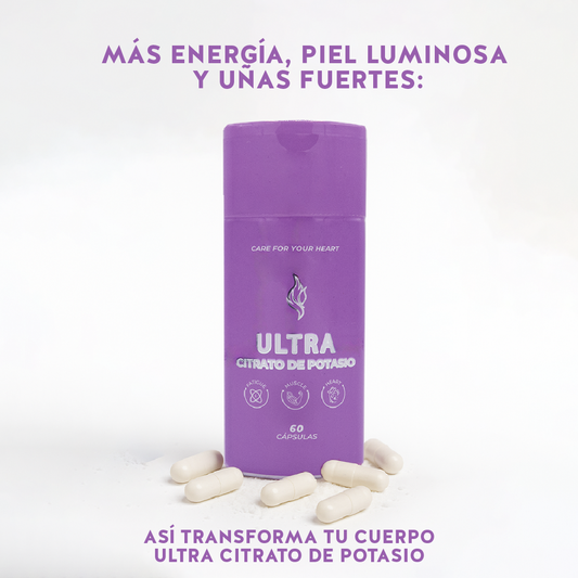 Más energía, piel luminosa y uñas fuertes: así transforma tu cuerpo Ultra Citrato de Potasio